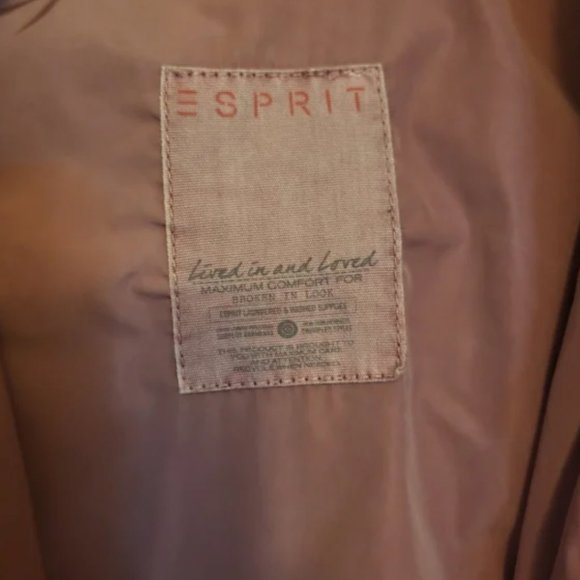 Esprit light coat, pink, size S, EUC - Picture 3 of 7